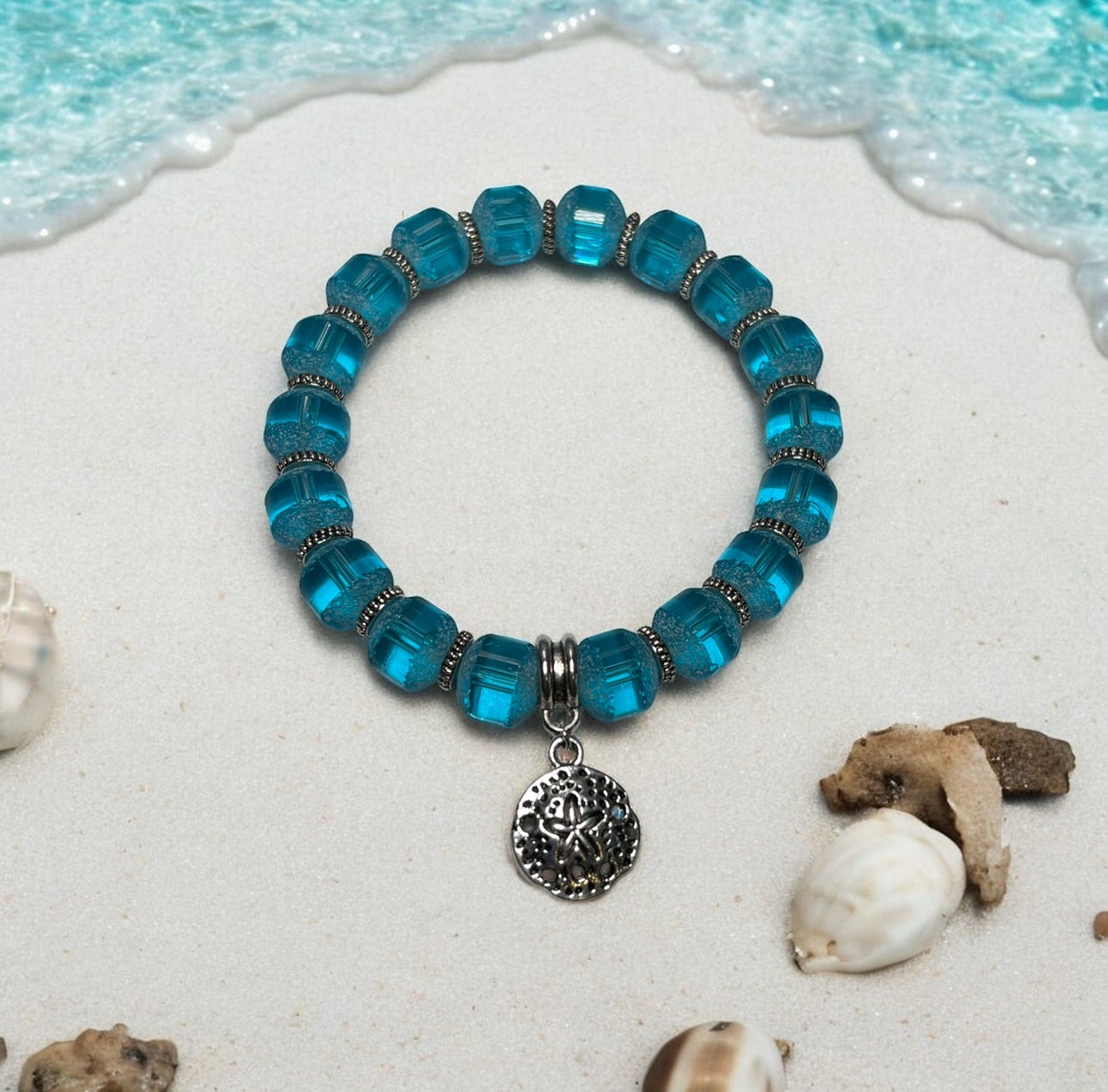 Sand Dollar Charm Bracelet