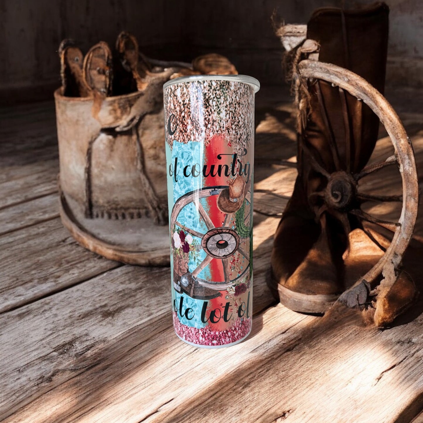 A Little Bit of Country Sublimation Tumbler