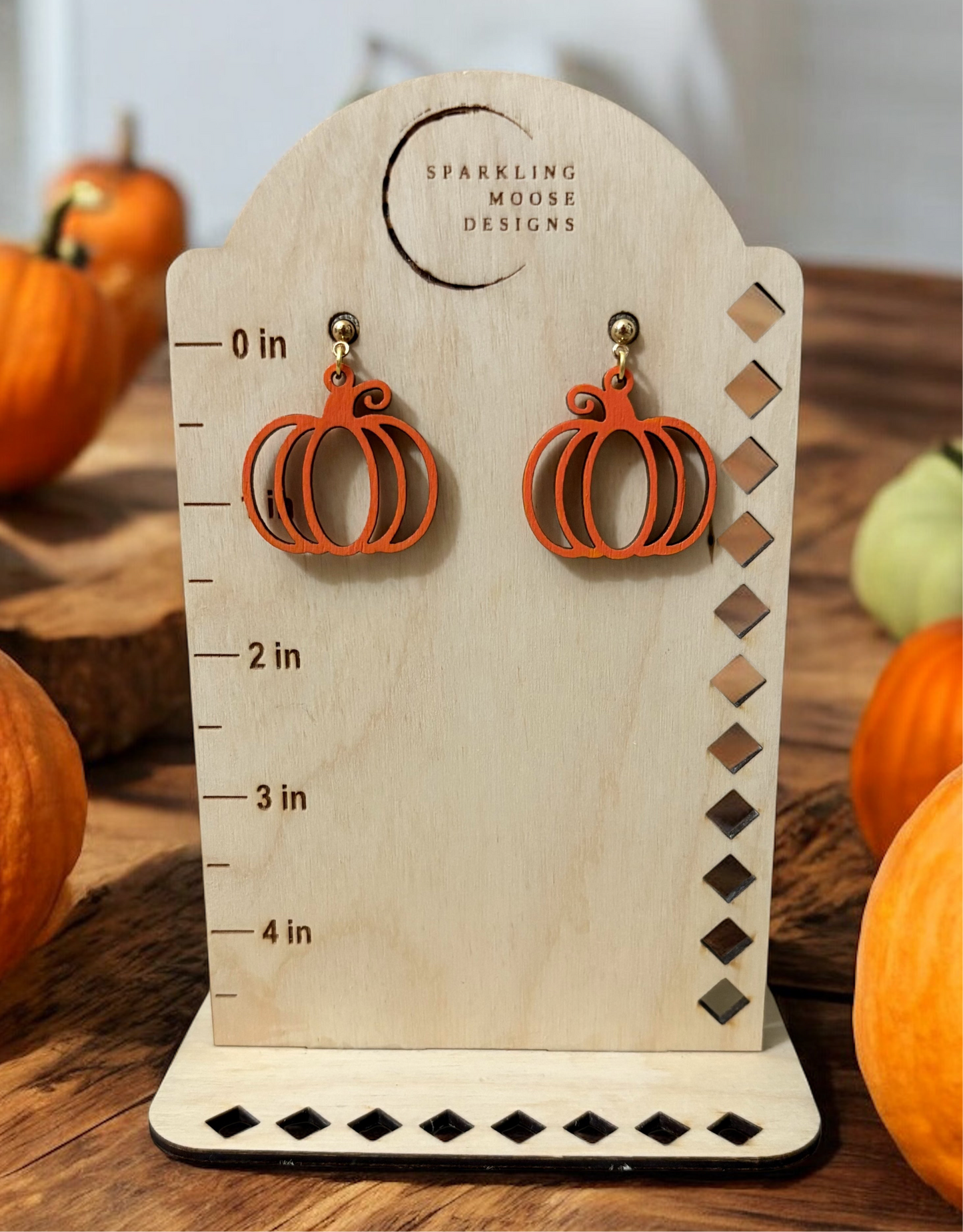 Orang Pumpkin Earrings