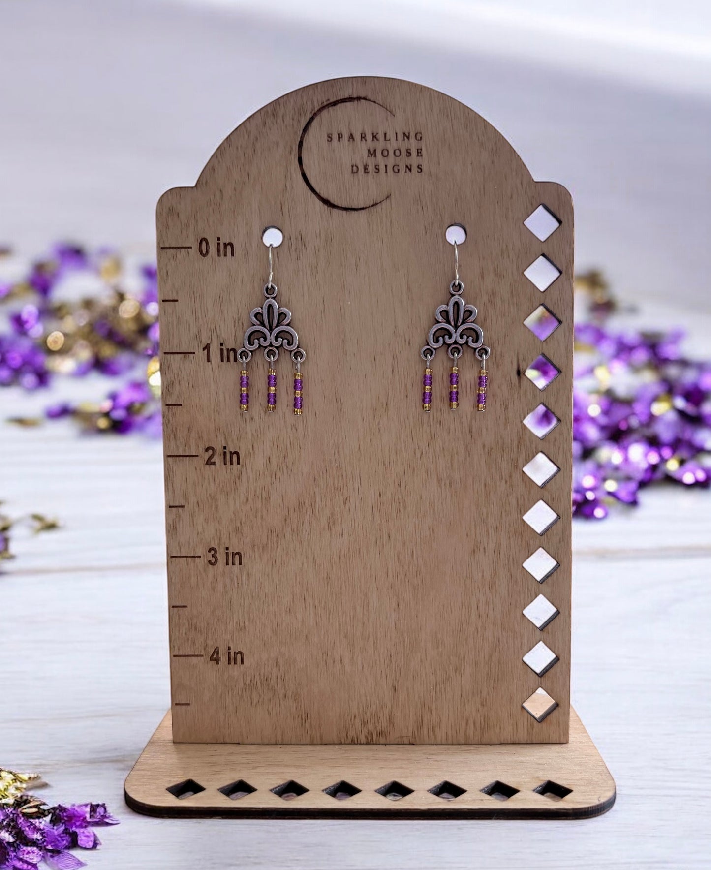 Geaux Fringe Earrings