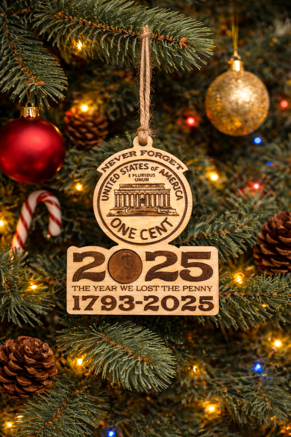 Commemorative Penny Hanger