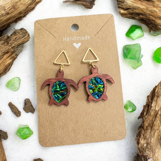 Turtle Wood w/ Dichrolam Acrylic Inlay