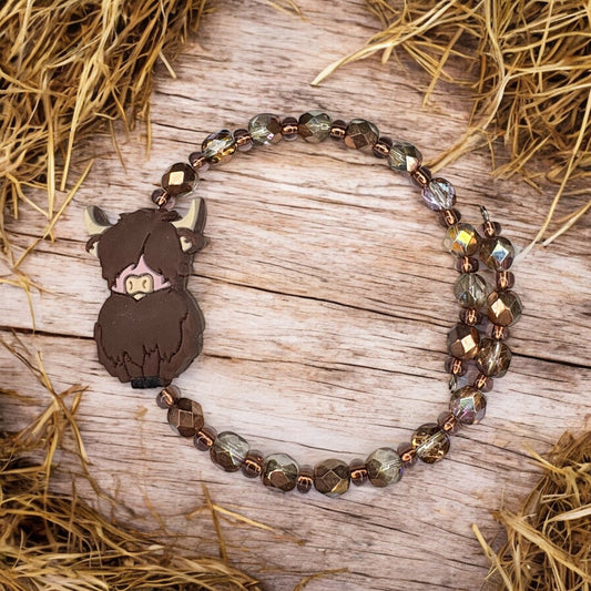 Highland Cow Bracelet