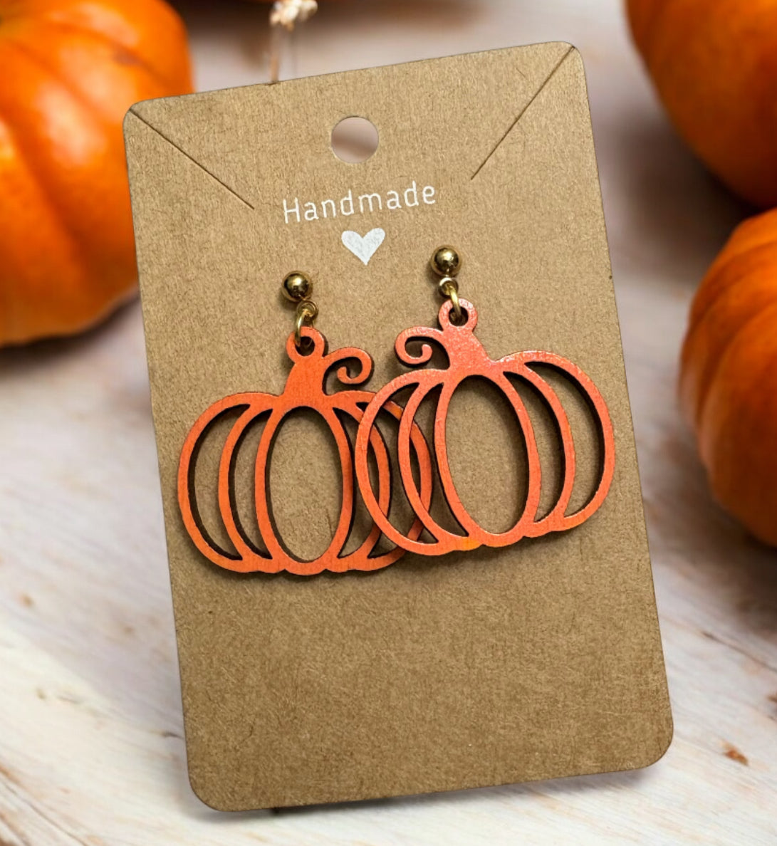 Orang Pumpkin Earrings
