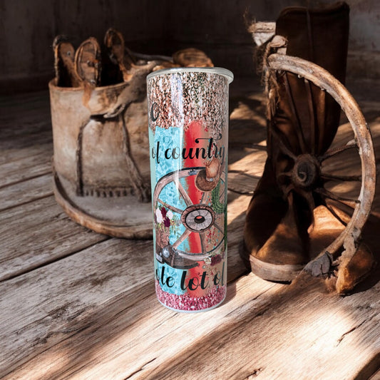 A Little Bit of Country Sublimation Tumbler