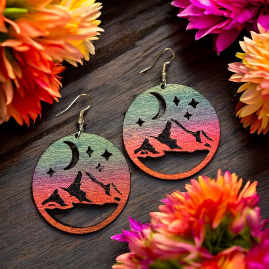 Mountain Scene Earrings