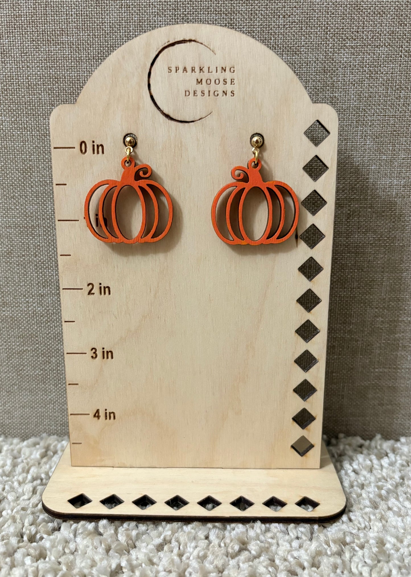 Orang Pumpkin Earrings