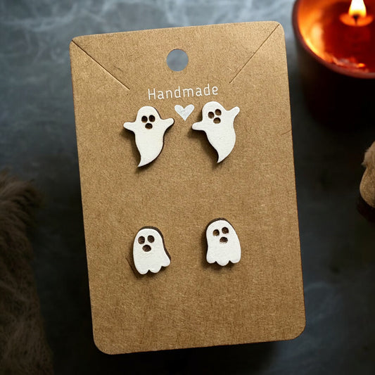 Ghost Stud Earrings
