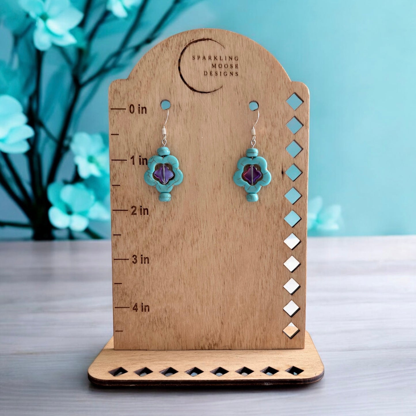 Turquoise Holo Earrings