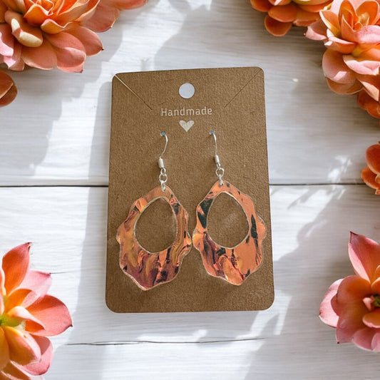 Iridescent Acrylic Earrings