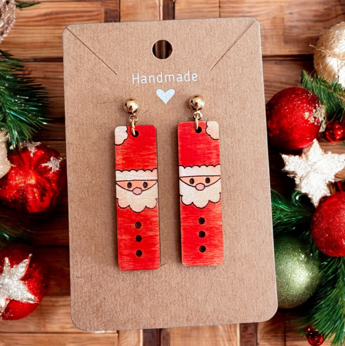 Santa Bar Earrings