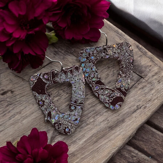 Iridescent Print Earrings