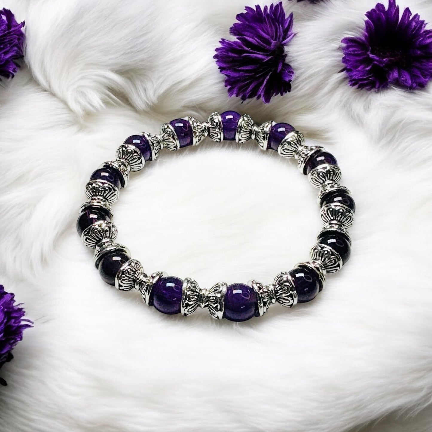 Genuine Natural Amethyst Bracelet