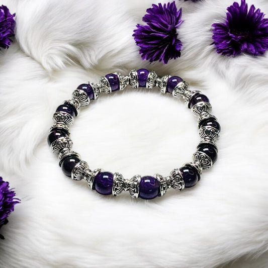 Genuine Natural Amethyst Bracelet