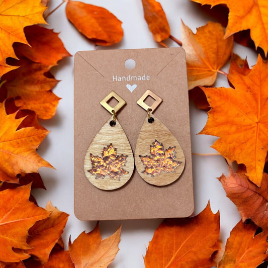 Fall Leaf Earrings
