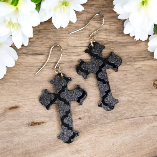 Fleury Cross Earrings