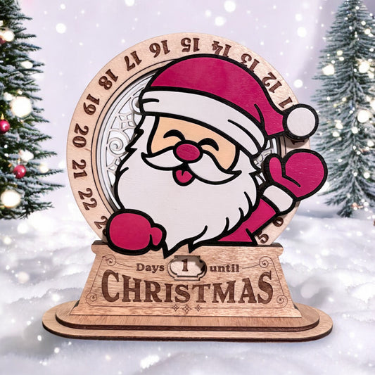 Santa Christmas Countsown Stand