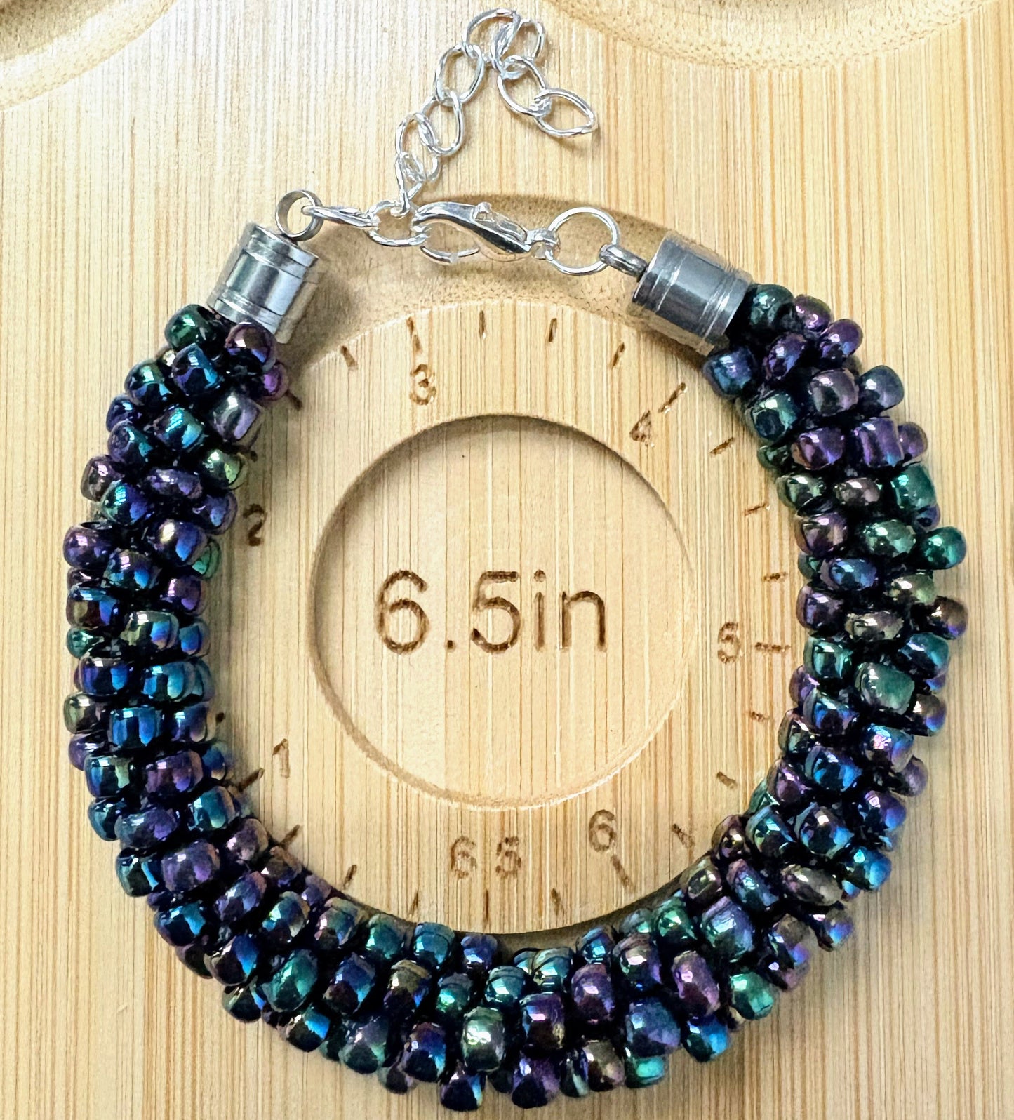 Metallic Multicolor Kumihimo Bracelet
