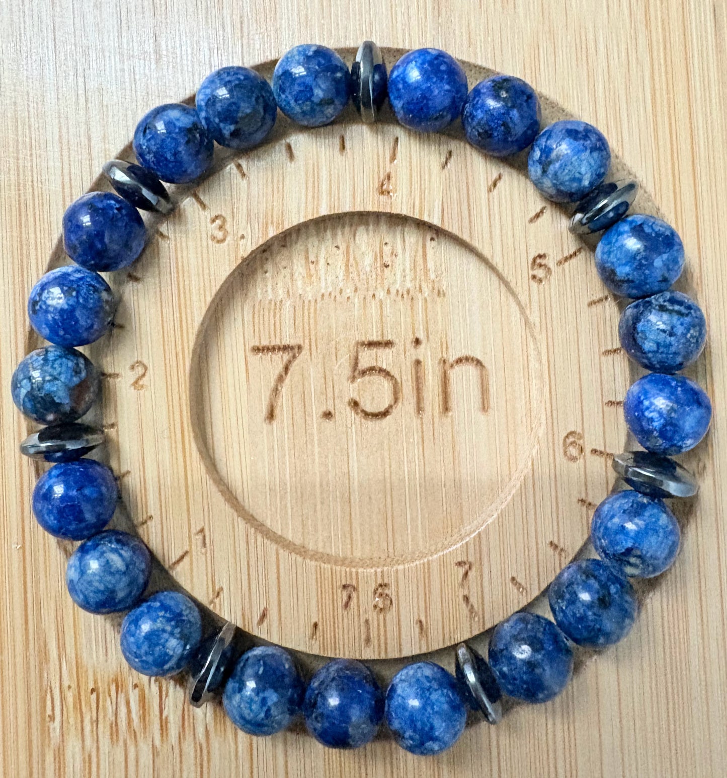Shades of Blue Elastic Bracelet