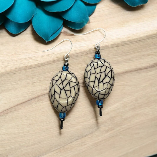 Crackle Pattern Earrings
