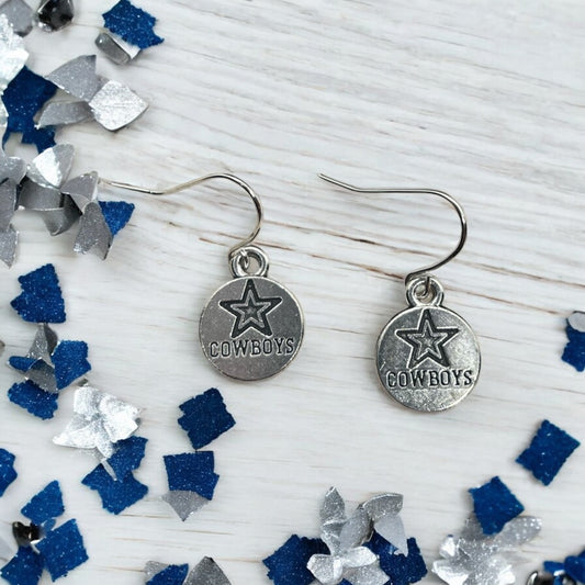 Metal Earrings with Star