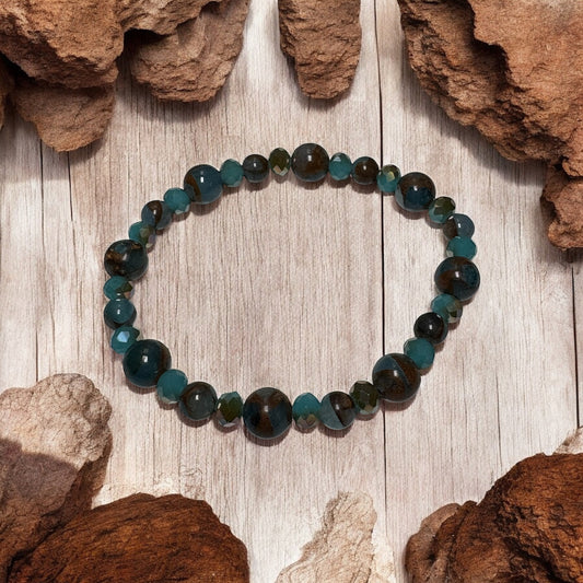 Earth Tone Elastic Bracelet